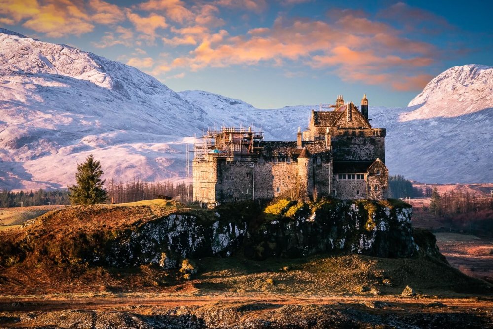 Duart Castle near Craignure on the Isle of Mull