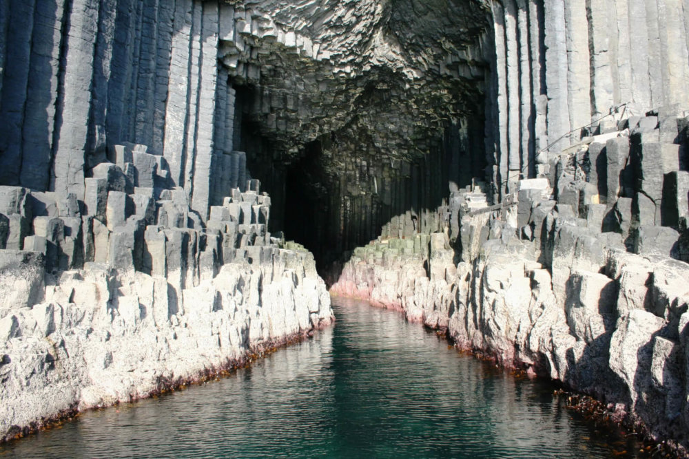 Entrance to Fingals Cave on the Isle of Staffa