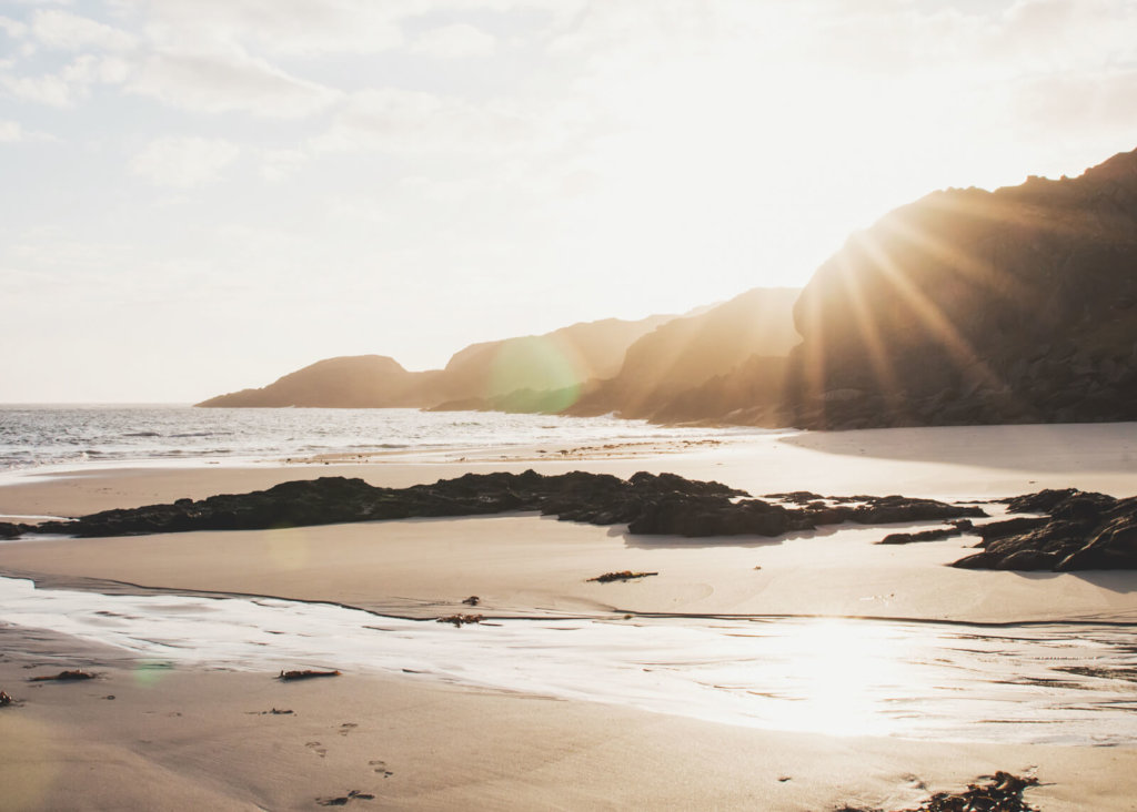 Traigh Bhan na Sgurra Sunset