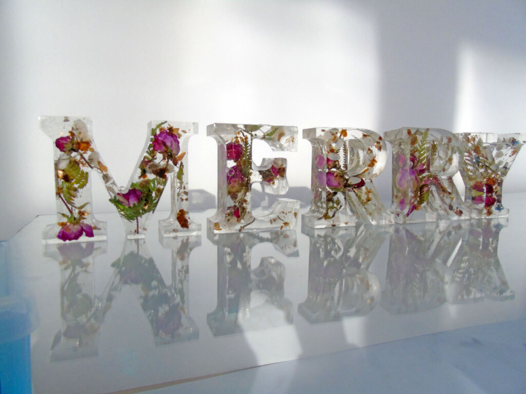 Resin Letters from Scottish Island Art - The Mull and Iona Shop