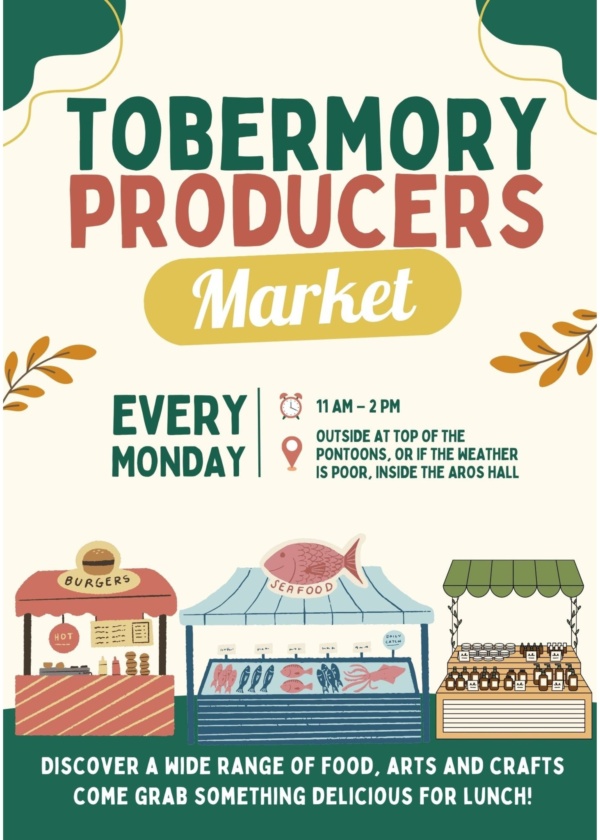 Tobermory producers open air market