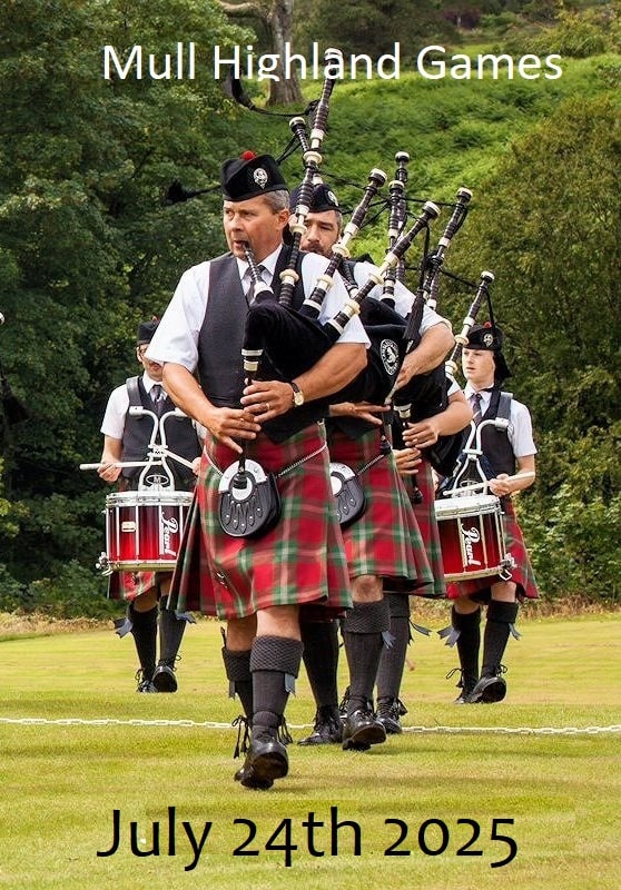 mull highland games tobermory 2025