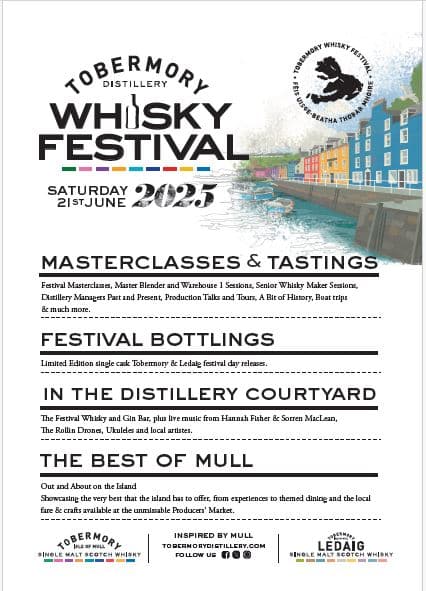 Tobermory Distillery Whisky Festival 2025