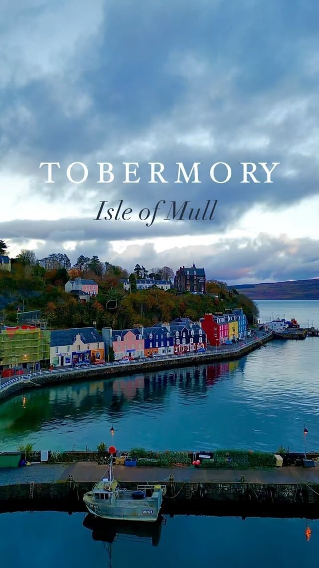 -

Follow cam.clicks.scotland and scotland.live for more original Scottish content 

The coastal town of Tobermory is just a short ride from linndhuhouse - our favourite place to stay on the Isle of Mull. Here’s where…..

To stay:
linndhuhouse 

To shop:
tobermoryfishco 
isleofmullsoapco 
tobermorystores 

To eat:
the_galleon_bistro 
ancalaciuin 
hotelwesternisles
hookedtobermory 

To visit:
tobermorydistillery
mullaquarium 
antobarandmulltheatre 

Tobermory is a picturesque town located on the Isle of Mull in Scotland. Its history dates back centuries, with evidence of human settlement dating as far back as the Bronze Age. The town grew in importance during the medieval period and became a significant center for trade and commerce.

In the 18th and 19th centuries, Tobermory thrived as a fishing port, with its natural harbor attracting merchants and sailors from around the region. The town also became known for its whisky production, with several distilleries operating in the area.

During World War II, Tobermory played a strategic role as a base for Royal Navy operations. After the war, the town experienced a decline in its fishing industry but saw a resurgence in tourism due to its stunning natural beauty and historic charm.

Today, Tobermory is a popular tourist destination known for its colorful buildings, scenic surroundings, and outdoor activities such as hiking, sailing, and wildlife watching. It also gained international fame as the setting for the children's television series "Balamory," which further boosted its appeal to visitors.

#tobermory #isleofmull #linndhuhouse #visitmullandiona #tobermorydistillery #tobermoryfish #scotlandlive #visitscotland #dji #drone #djicreators